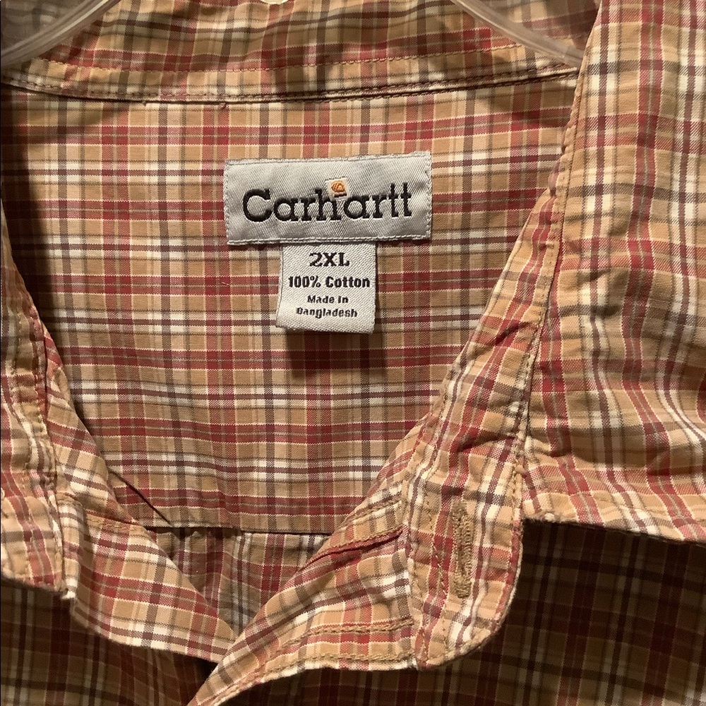 2XL Carhartt, short sleeve, button down. - Picture 2 of 4
